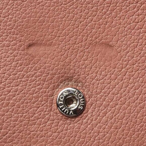 Louis Vuitton Brown/Pink Taurillon Leather Capucines Wallet - Picture 5 of 10